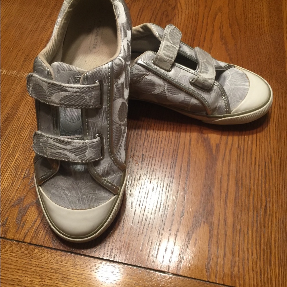 Coach gray sneakers